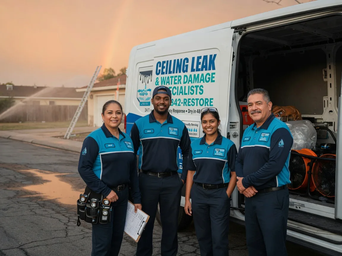 Ceiling Leak Cleanup company in Moran, TX